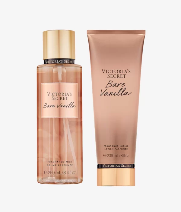 Kit Body Splah + Creme Hidratante Bare Vanilla Victoria's Secret 236ml+250ml