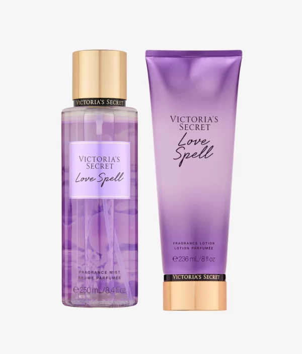 Kit Body Splah + Creme Hidratante Love Spell Victoria’s Secret 236ml+250ml